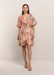 Summum Short Shimmery Tiered Dress