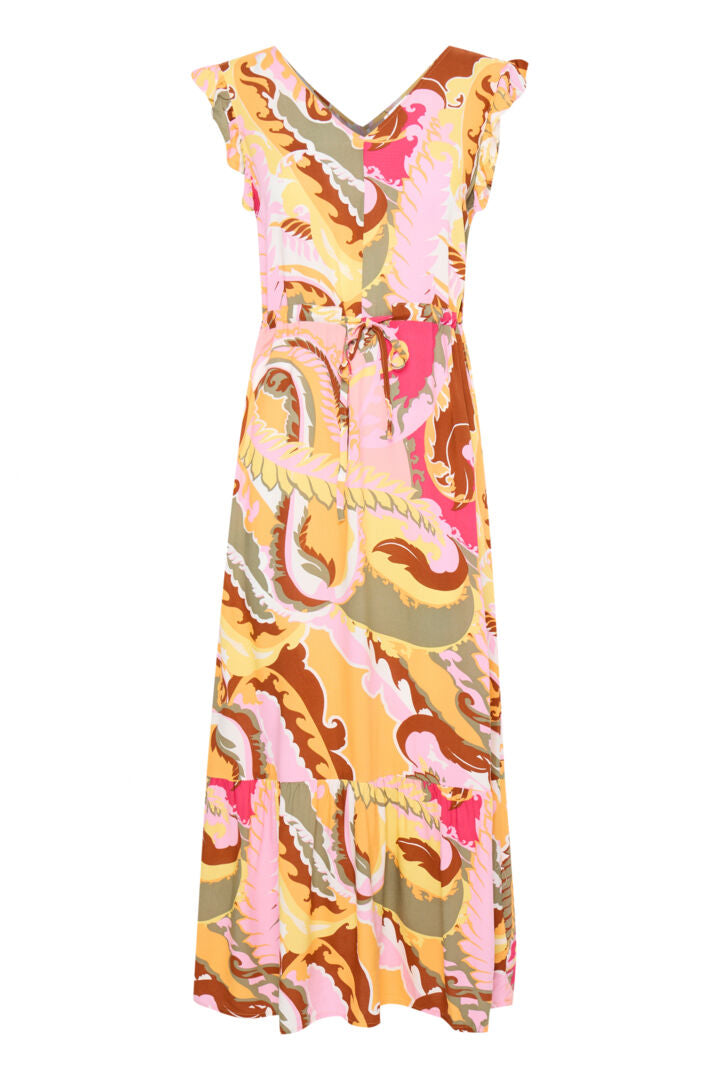 Byoung Bymmjoella Dress - Yellow Paisley