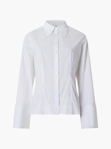 French Connection - Isabelle Poplin Classic Shirt - White