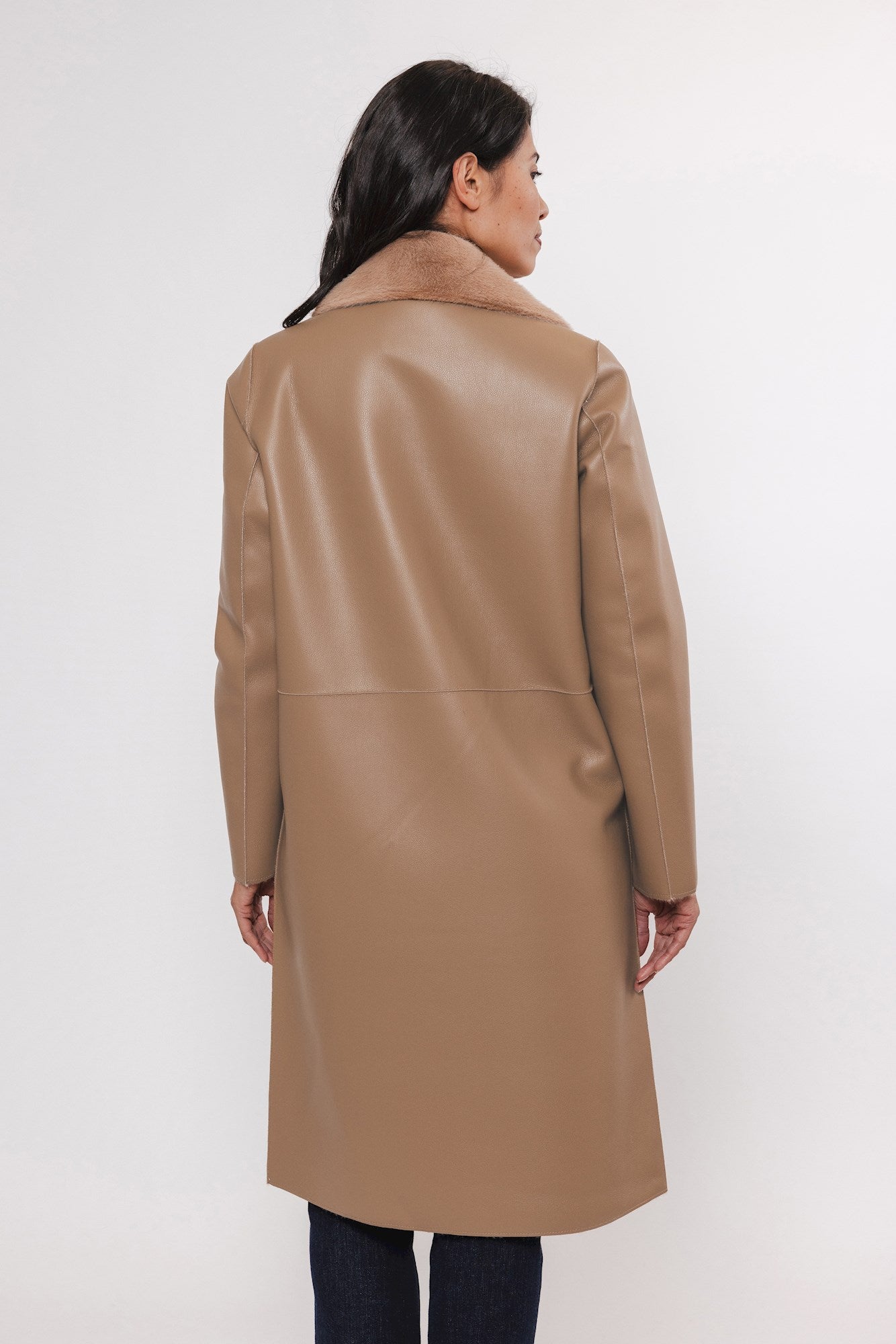 Rino and Pelle - Jula Reversible Coat - Twig