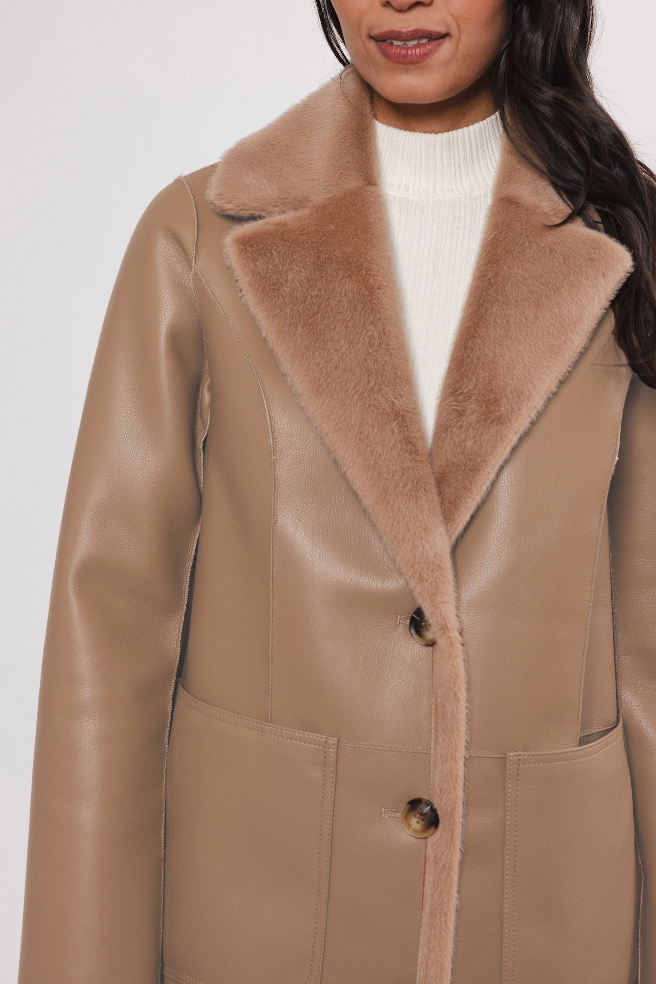 Rino and Pelle - Jula Reversible Coat - Twig