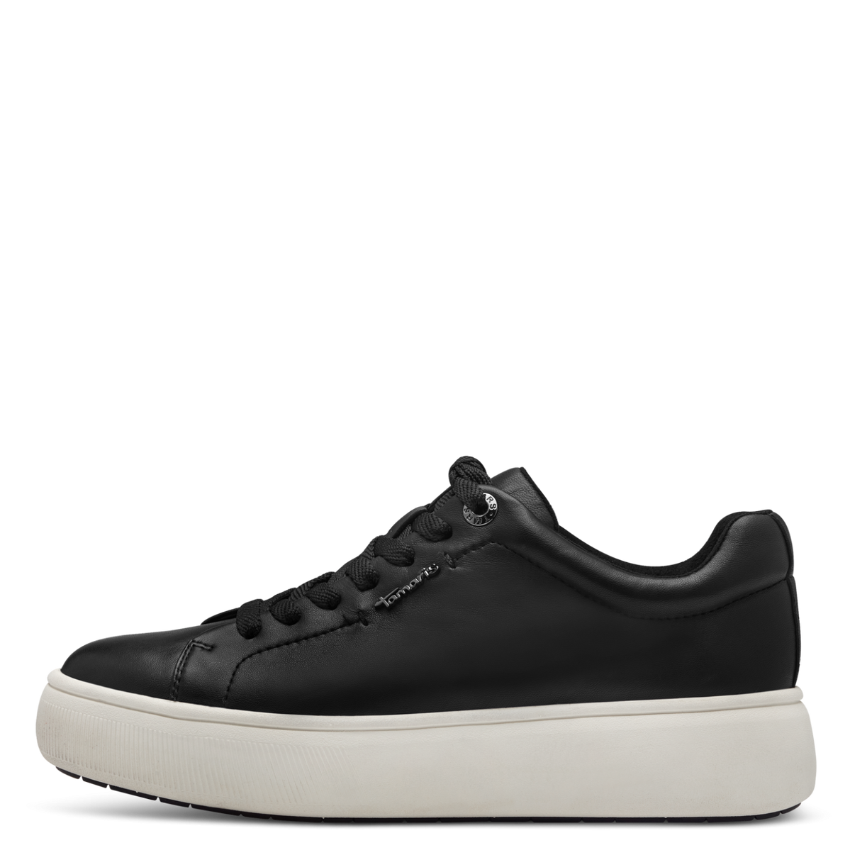 Tamarias - Leather Trainer - Black