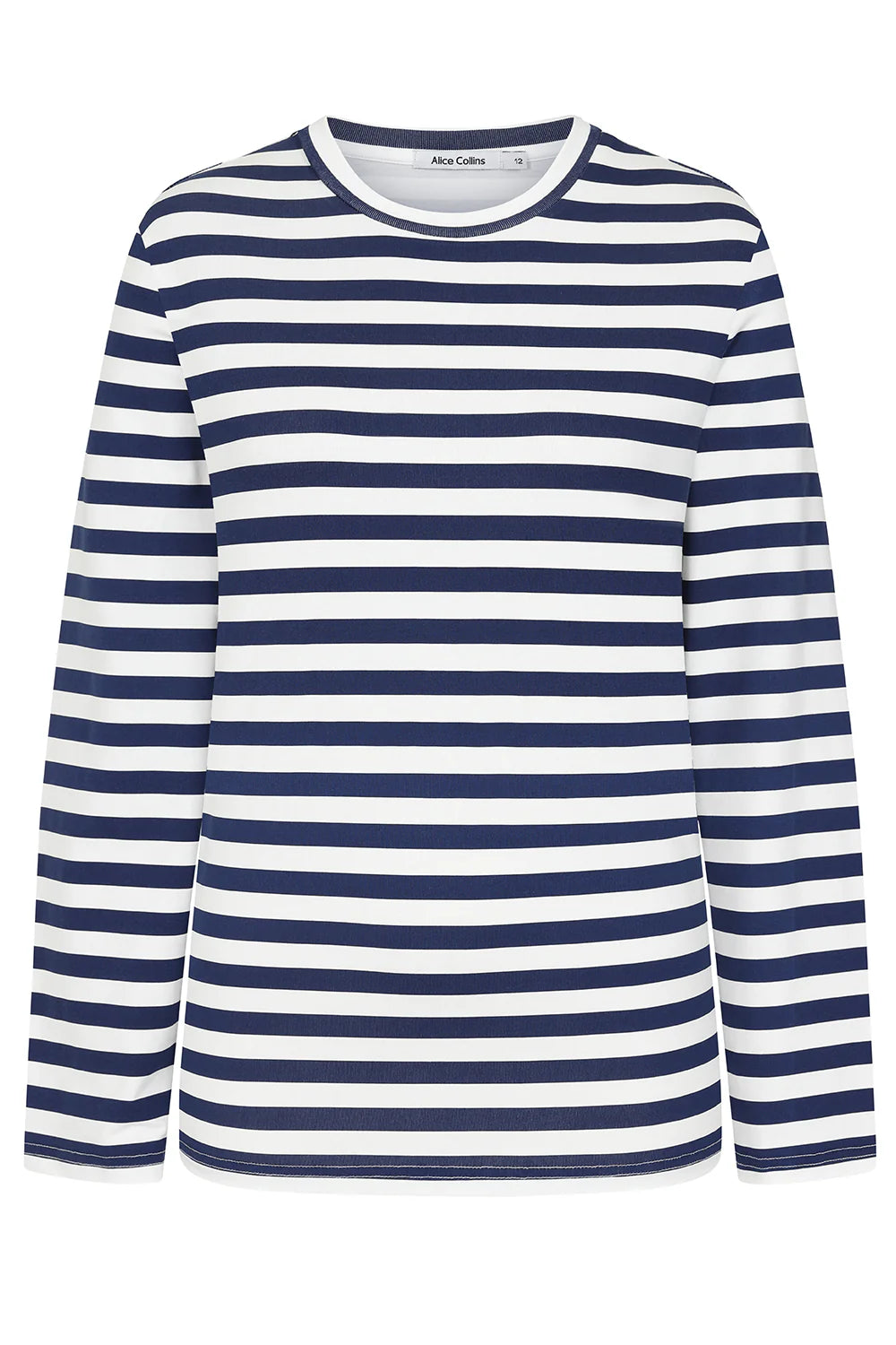 Alice Collins - April Striped Top - Navy & White