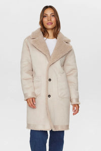 Numph - Nuelliot Reversible Coat - Sesame