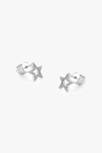 Tutti & Co - Pave Star Earrings - Silver