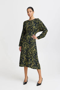 Byoung - Byhanva Dress - Navy Abstract