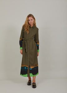 Coster Cophenhagen Shirt Dress - Magic Forest Print