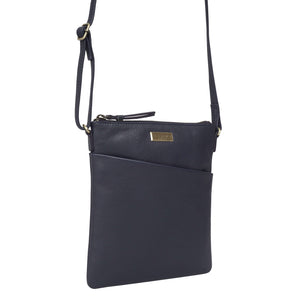 Assots London - Linby Pebble Grain Leather Crossbody Bag