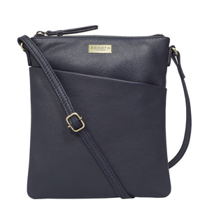 Assots London - Linby Pebble Grain Leather Crossbody Bag