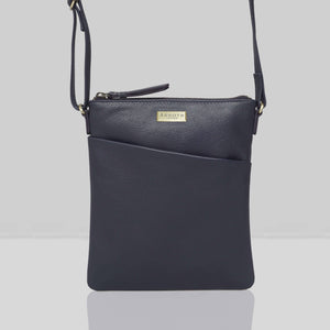 Assots London - Linby Pebble Grain Leather Crossbody Bag