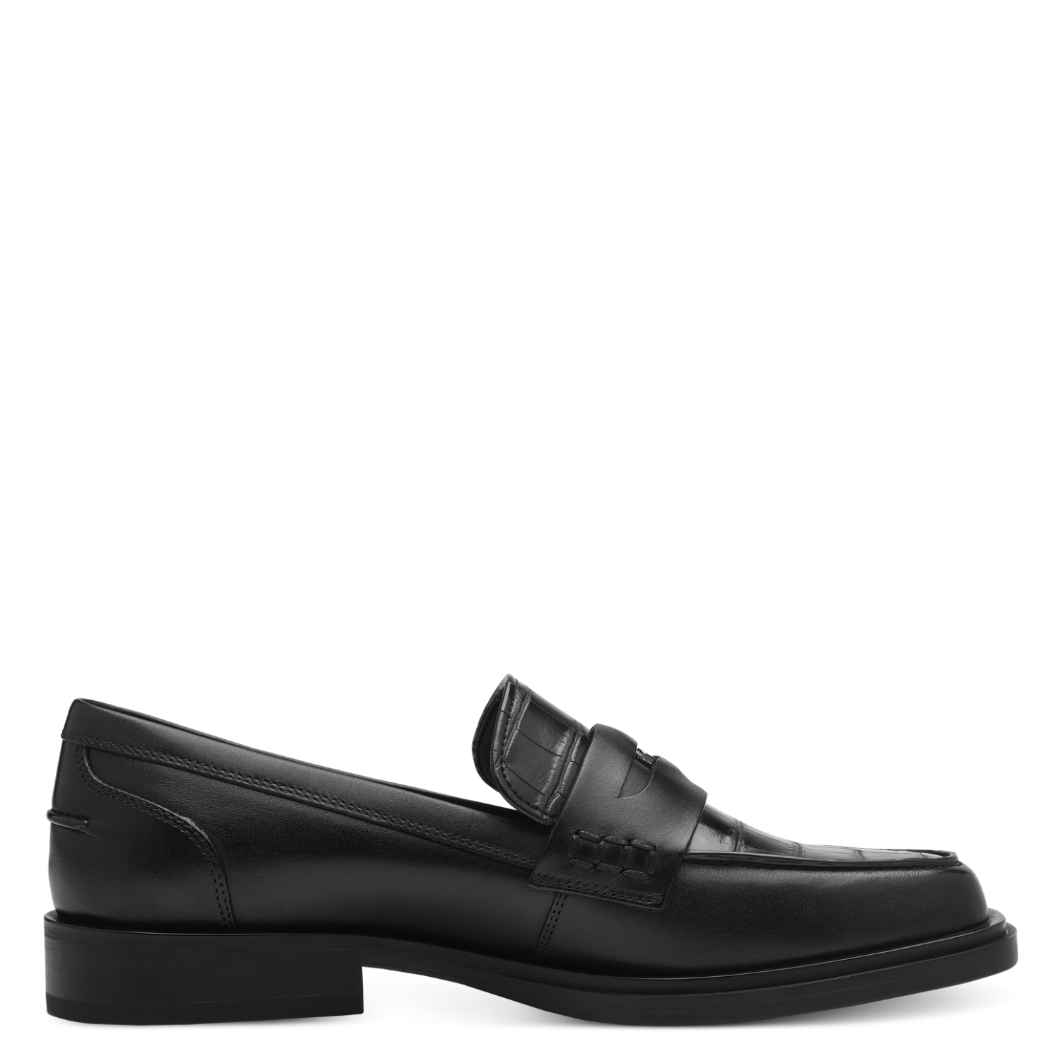 24203 Croc Loafer - Black
