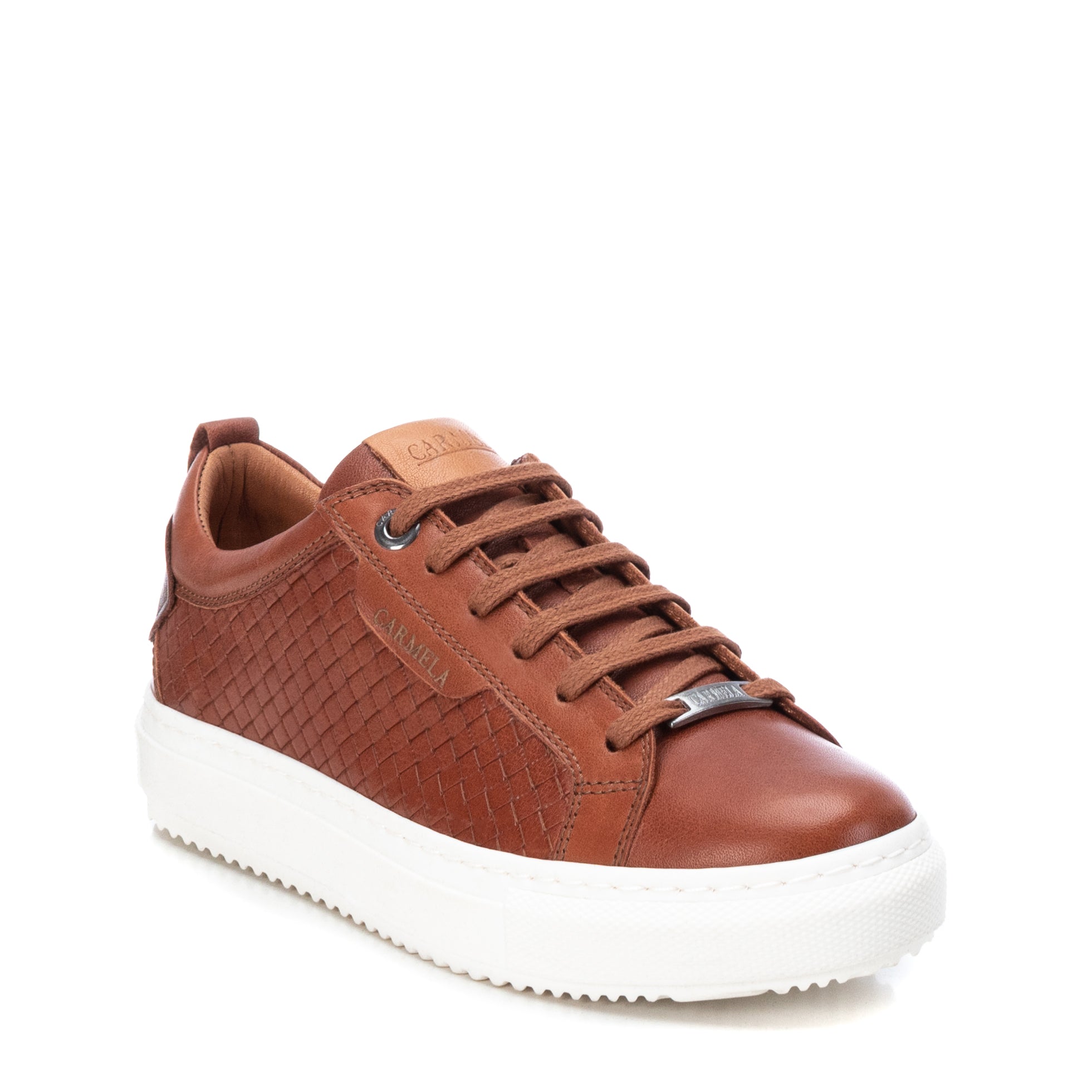 Carmela 160214 LEATHER TRAINER - Camel