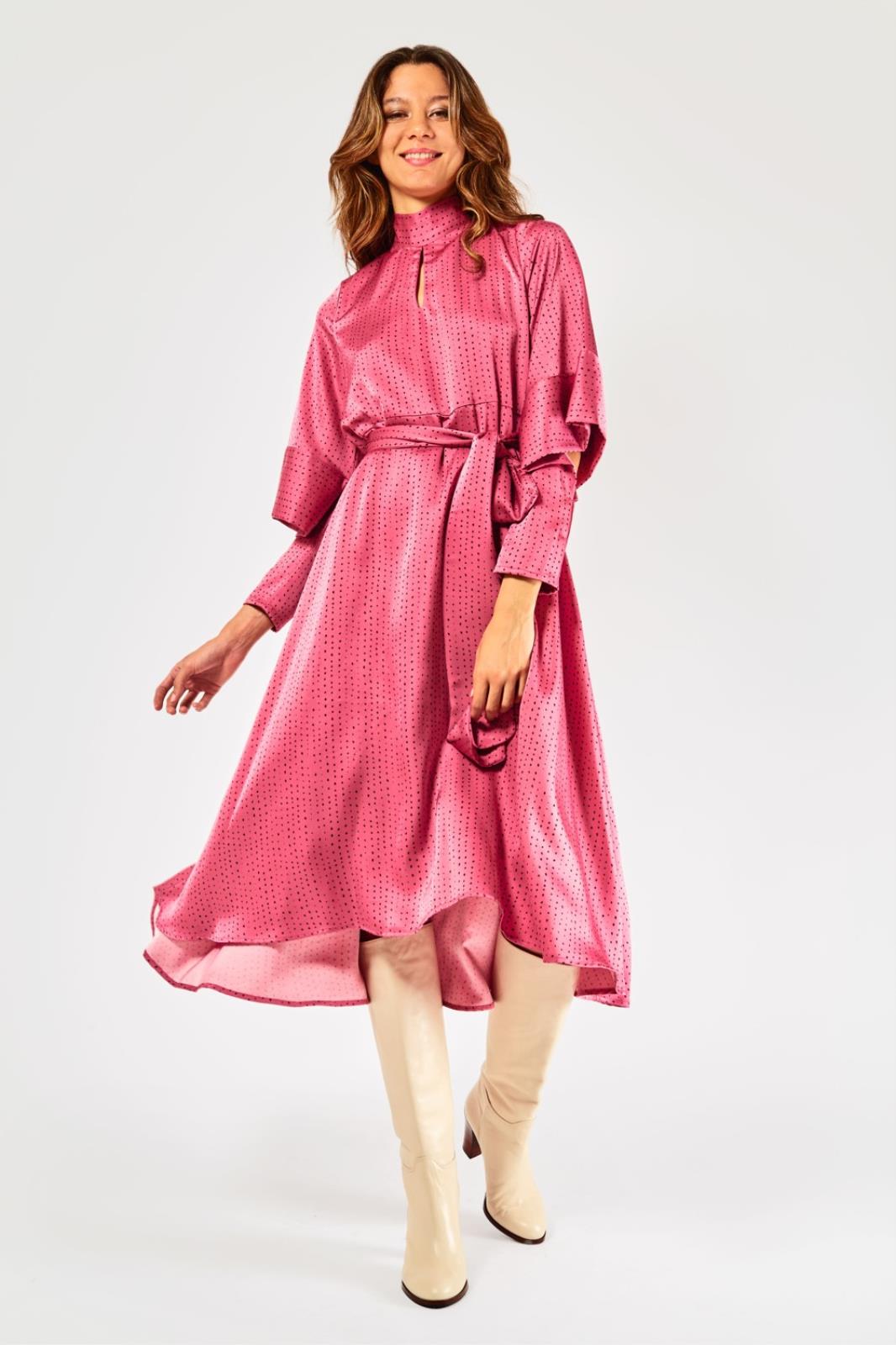 Anonyme STAINS DEA DRESS - Fuchsia