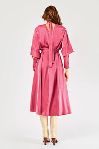 Anonyme STAINS DEA DRESS - Fuchsia