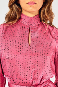 Anonyme STAINS DEA DRESS - Fuchsia