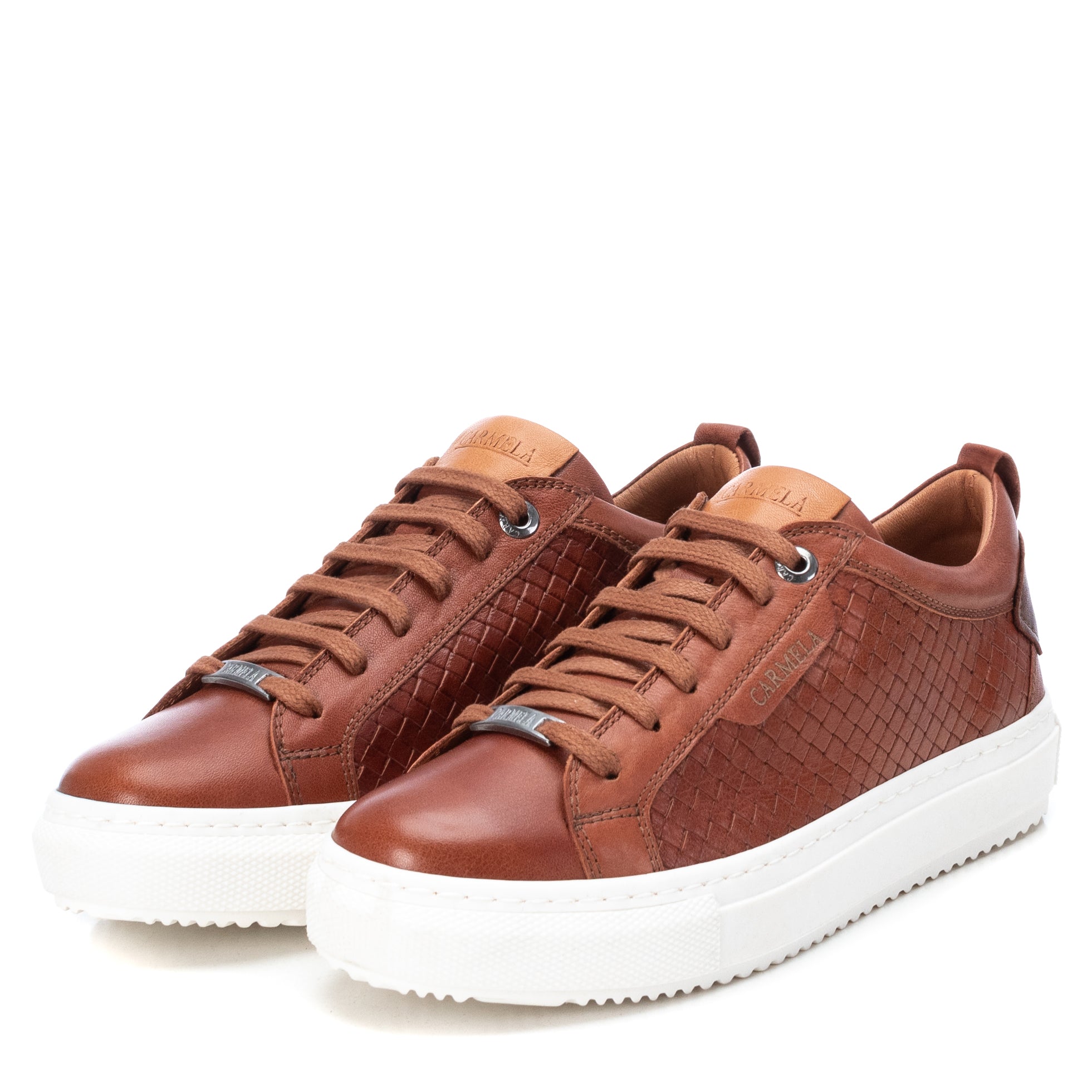 Carmela 160214 LEATHER TRAINER - Camel